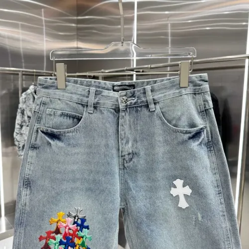 Replica Chrome Hearts Jeans For Men #1454666 $42.00 USD for Wholesale