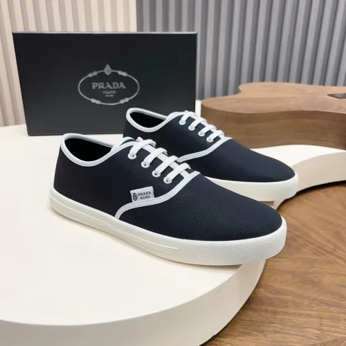 Wholesale Prada Casual Shoes For Men #1454669 $105.00 USD, Wholesale Quality Replica Prada Casual Shoes