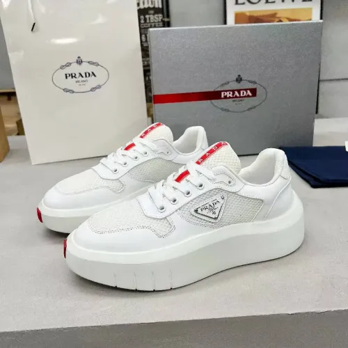 Wholesale Prada Casual Shoes For Men #1454769 $100.00 USD, Wholesale Quality Replica Prada Casual Shoes