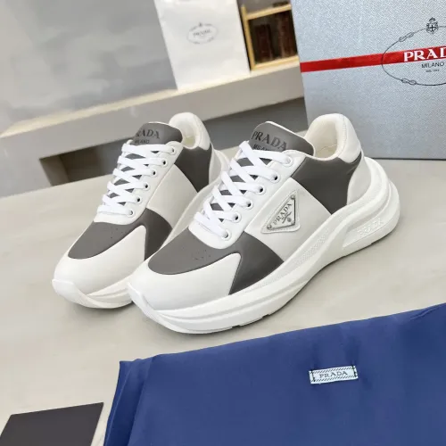 Wholesale Prada Casual Shoes For Men #1454799 $118.00 USD, Wholesale Quality Replica Prada Casual Shoes