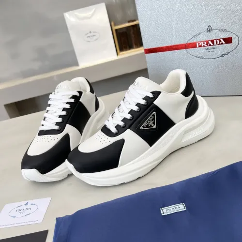 Wholesale Prada Casual Shoes For Men #1454800 $118.00 USD, Wholesale Quality Replica Prada Casual Shoes