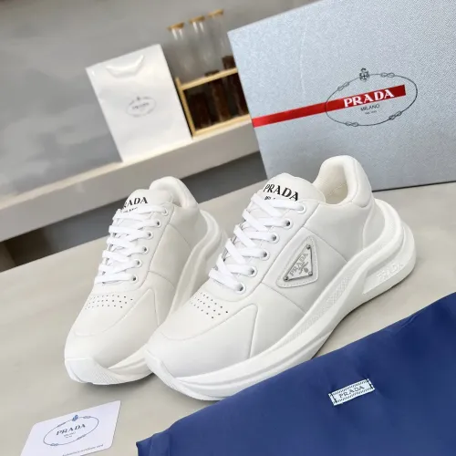 Wholesale Prada Casual Shoes For Men #1454801 $118.00 USD, Wholesale Quality Replica Prada Casual Shoes