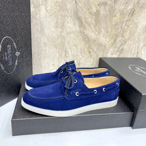 Wholesale Prada Casual Shoes For Men #1454809 $105.00 USD, Wholesale Quality Replica Prada Casual Shoes