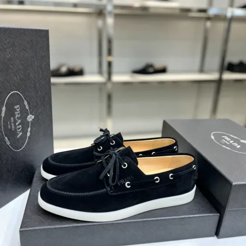 Wholesale Prada Casual Shoes For Men #1454810 $105.00 USD, Wholesale Quality Replica Prada Casual Shoes