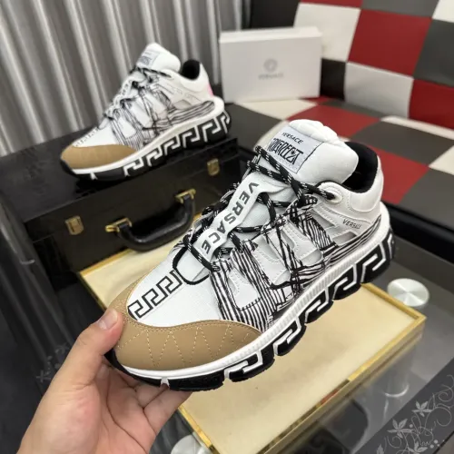 Wholesale Versace Casual Shoes For Men #1454879 $105.00 USD, Wholesale Quality Replica Versace Casual Shoes