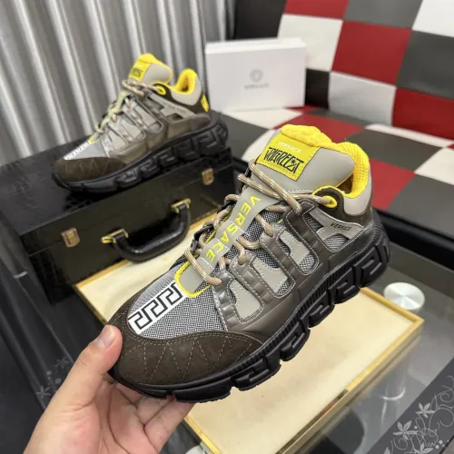 Wholesale Versace Casual Shoes For Men #1454881 $105.00 USD, Wholesale Quality Replica Versace Casual Shoes