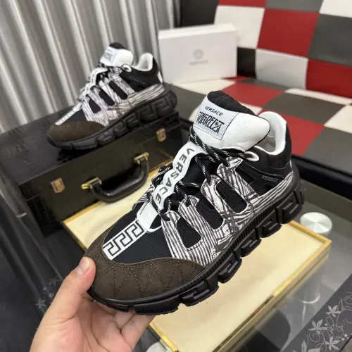 Wholesale Versace Casual Shoes For Men #1454883 $105.00 USD, Wholesale Quality Replica Versace Casual Shoes