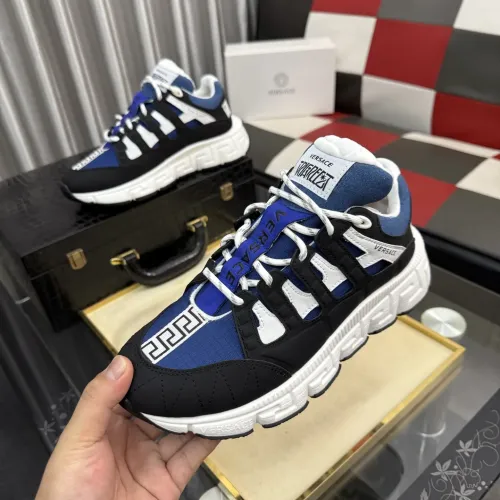 Wholesale Versace Casual Shoes For Men #1454884 $105.00 USD, Wholesale Quality Replica Versace Casual Shoes