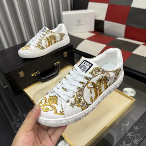 Wholesale Versace Casual Shoes For Men #1454888 $76.00 USD, Wholesale Quality Replica Versace Casual Shoes