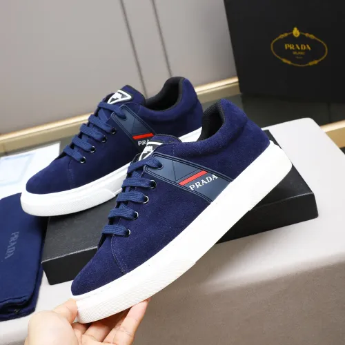 Wholesale Prada Casual Shoes For Men #1454898 $85.00 USD, Wholesale Quality Replica Prada Casual Shoes