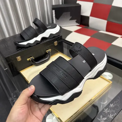 Wholesale Dsquared Sandal For Men #1454923 $76.00 USD, Wholesale Quality Replica Dsquared Sandal