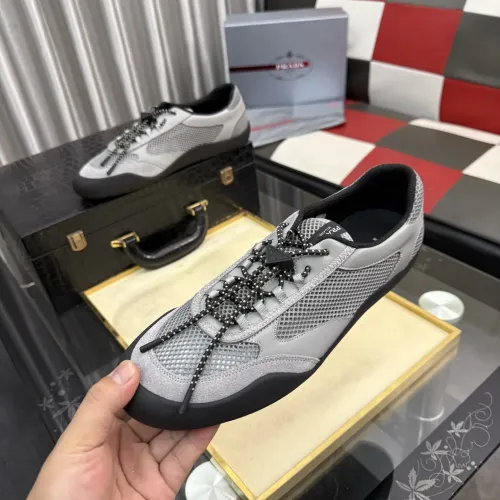 Wholesale Prada Casual Shoes For Men #1454928 $96.00 USD, Wholesale Quality Replica Prada Casual Shoes