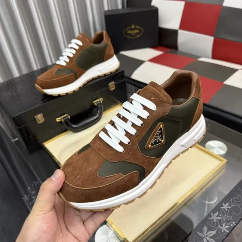 Wholesale Prada Casual Shoes For Men #1454941 $80.00 USD, Wholesale Quality Replica Prada Casual Shoes