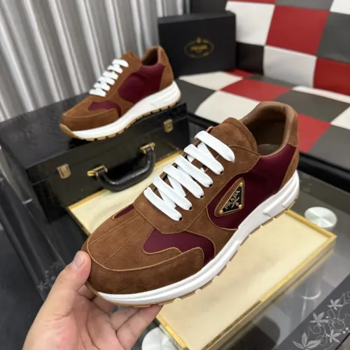 Wholesale Prada Casual Shoes For Men #1454942 $80.00 USD, Wholesale Quality Replica Prada Casual Shoes