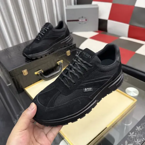Wholesale Prada Casual Shoes For Men #1454955 $102.00 USD, Wholesale Quality Replica Prada Casual Shoes