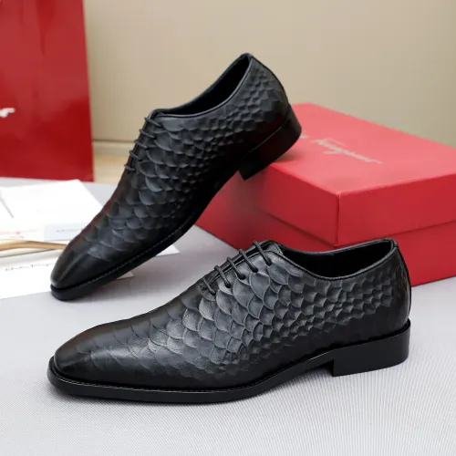 Wholesale Salvatore Ferragamo Leather Shoes For Men #1454975 $92.00 USD, Wholesale Quality Replica Salvatore Ferragamo Leather Shoes