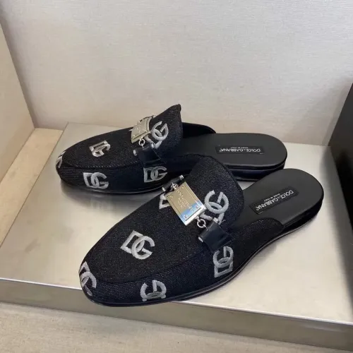 Wholesale Dolce &amp; Gabbana D&amp;G Slippers For Men #1454993 $155.00 USD, Wholesale Quality Replica Dolce &amp; Gabbana D&amp;G Slippers