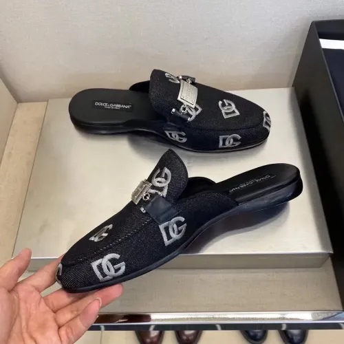 Replica Dolce & Gabbana D&G Slippers For Men #1454993 $155.00 USD for Wholesale