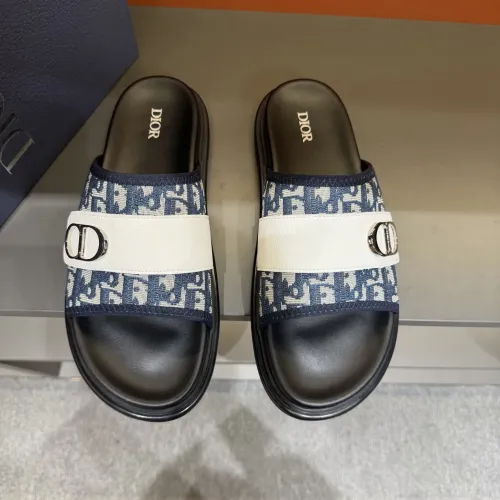 Replica Christian Dior Slippers For Men #1454997 $52.00 USD for Wholesale