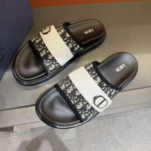 Replica Christian Dior Slippers For Men #1454998 $52.00 USD for Wholesale