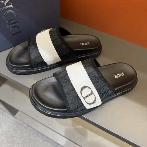 Wholesale Christian Dior Slippers For Men #1454999 $52.00 USD, Wholesale Quality Replica Christian Dior Slippers