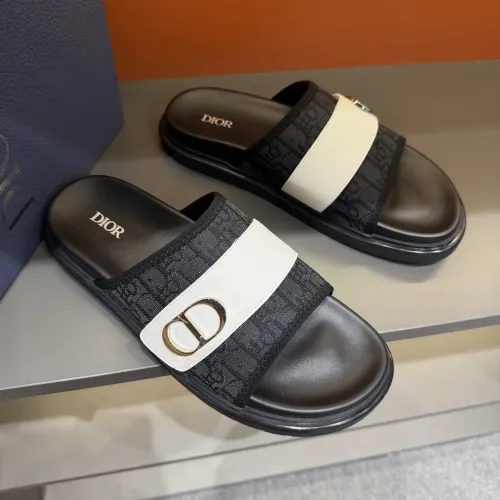 Replica Christian Dior Slippers For Men #1454999 $52.00 USD for Wholesale