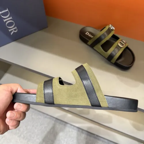 Replica Christian Dior Slippers For Men #1455000 $60.00 USD for Wholesale