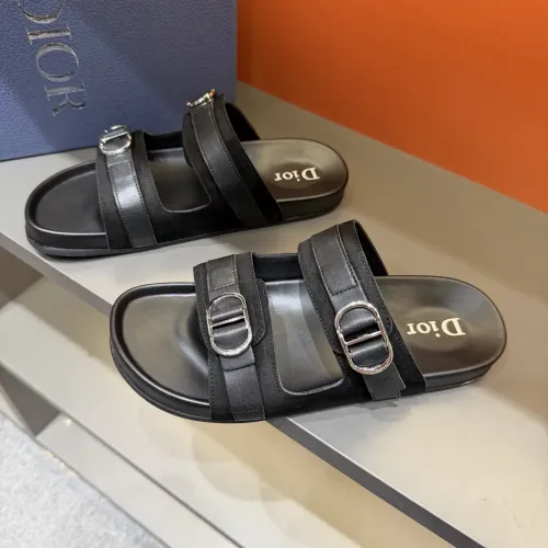 Wholesale Christian Dior Slippers For Men #1455002 $60.00 USD, Wholesale Quality Replica Christian Dior Slippers