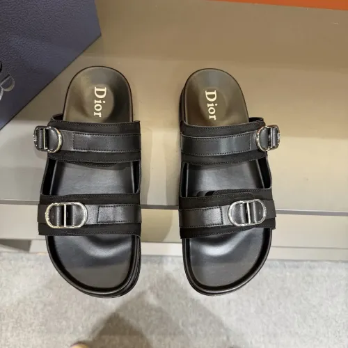 Replica Christian Dior Slippers For Men #1455002 $60.00 USD for Wholesale