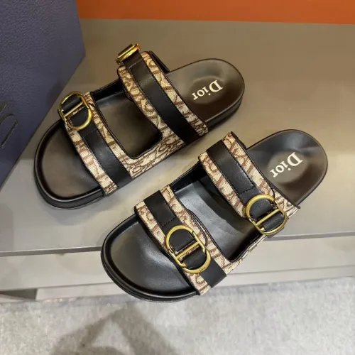 Replica Christian Dior Slippers For Men #1455003 $60.00 USD for Wholesale