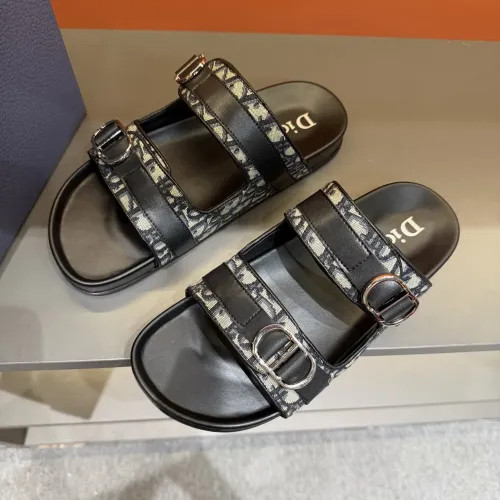 Replica Christian Dior Slippers For Men #1455004 $60.00 USD for Wholesale