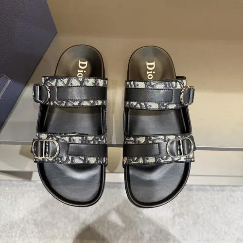 Replica Christian Dior Slippers For Men #1455004 $60.00 USD for Wholesale