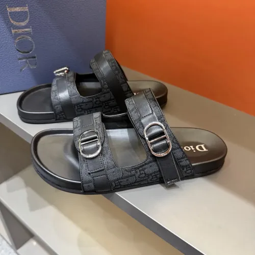 Wholesale Christian Dior Slippers For Men #1455005 $60.00 USD, Wholesale Quality Replica Christian Dior Slippers