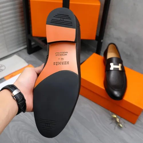 Replica Hermes Leather Shoes For Men #1455011 $96.00 USD for Wholesale