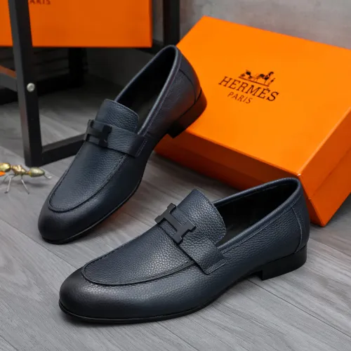 Wholesale Hermes Leather Shoes For Men #1455012 $96.00 USD, Wholesale Quality Replica Hermes Leather Shoes
