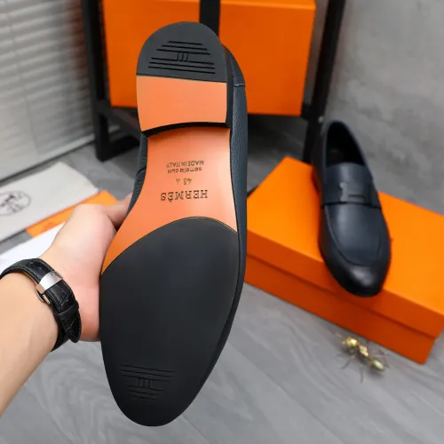 Replica Hermes Leather Shoes For Men #1455012 $96.00 USD for Wholesale