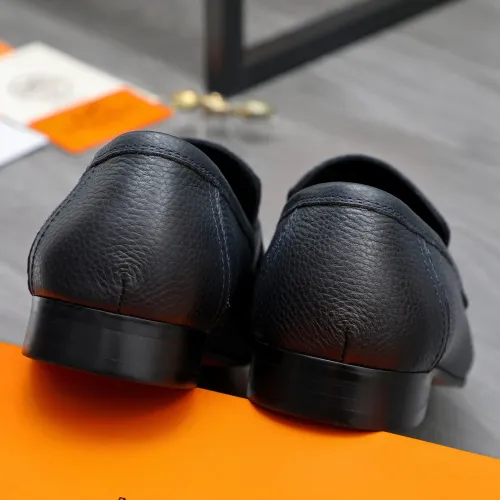 Replica Hermes Leather Shoes For Men #1455012 $96.00 USD for Wholesale