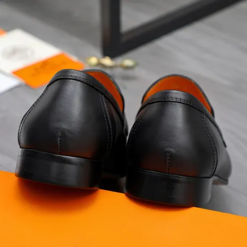 Replica Hermes Leather Shoes For Men #1455013 $96.00 USD for Wholesale