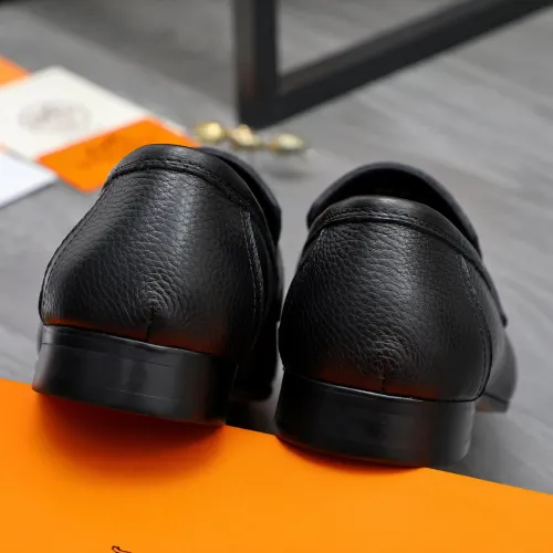 Replica Hermes Leather Shoes For Men #1455014 $96.00 USD for Wholesale