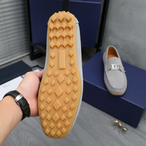 Replica Christian Dior Leather Shoes For Men #1455018 $98.00 USD for Wholesale