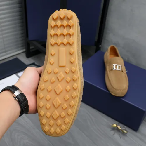 Replica Christian Dior Leather Shoes For Men #1455019 $98.00 USD for Wholesale