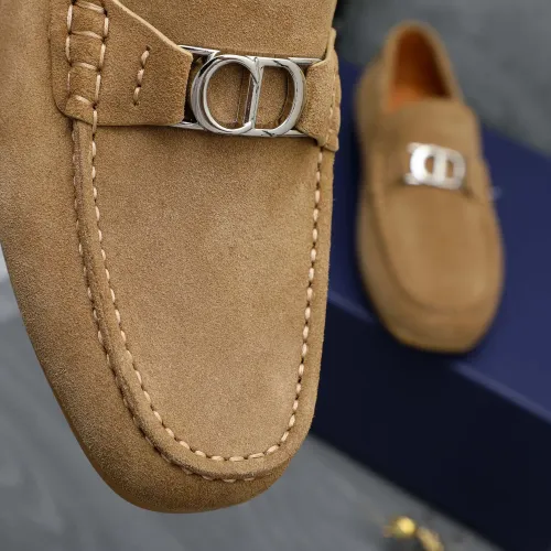 Replica Christian Dior Leather Shoes For Men #1455019 $98.00 USD for Wholesale