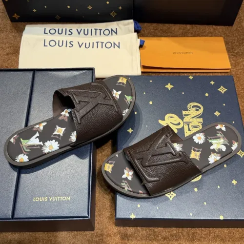 Replica Louis Vuitton Slippers For Men #1455075 $102.00 USD for Wholesale