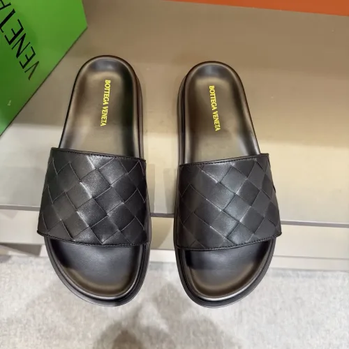 Replica Bottega Veneta BV Slippers For Men #1455192 $56.00 USD for Wholesale