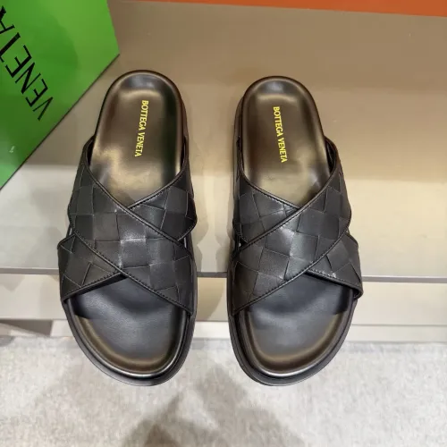 Replica Bottega Veneta BV Slippers For Men #1455193 $56.00 USD for Wholesale