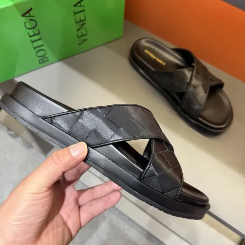 Replica Bottega Veneta BV Slippers For Men #1455193 $56.00 USD for Wholesale