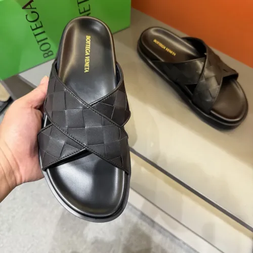 Replica Bottega Veneta BV Slippers For Men #1455193 $56.00 USD for Wholesale