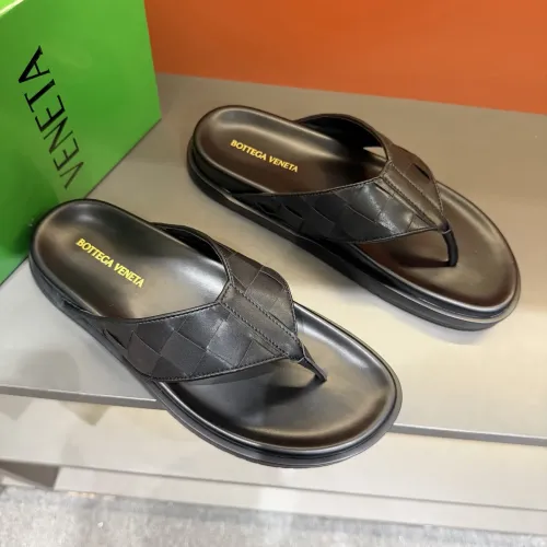 Replica Bottega Veneta BV Slippers For Men #1455194 $56.00 USD for Wholesale
