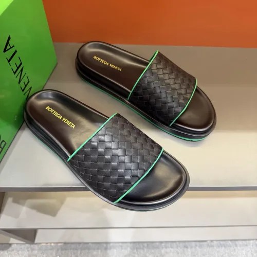 Replica Bottega Veneta BV Slippers For Men #1455195 $56.00 USD for Wholesale