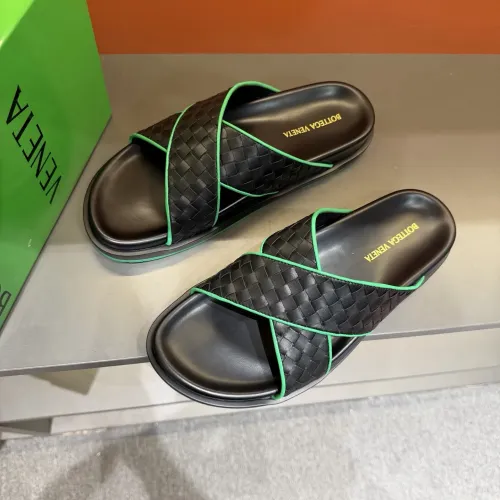 Replica Bottega Veneta BV Slippers For Men #1455197 $56.00 USD for Wholesale